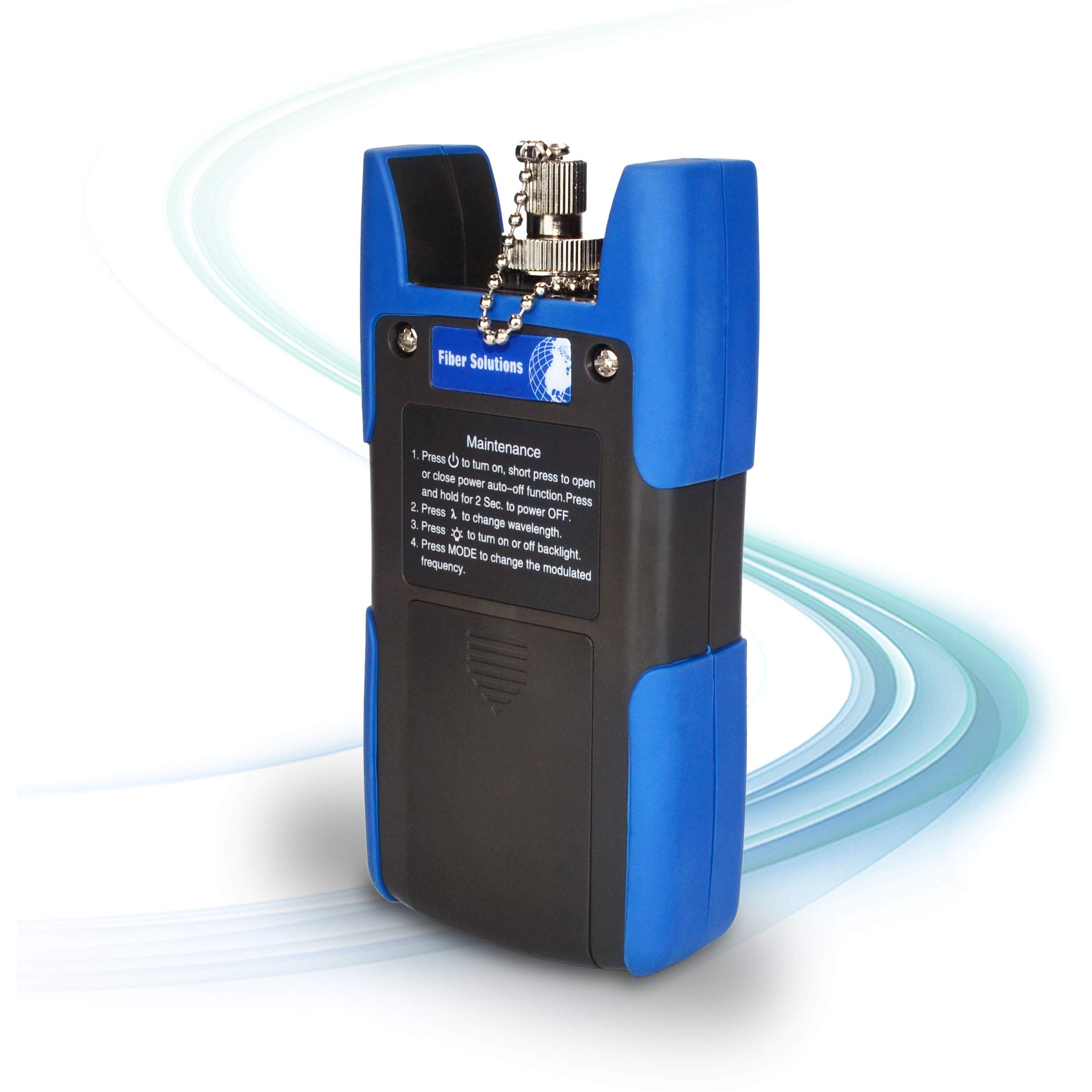 1310/1550nm Mini Fiber Optical Laser Light Source FTTH Alto Rendimiento Probador de Fibra Optica/Fiber Optic Cable Tester Tool con Adaptador SC FC ST Para CCTV/CATV Ingeniería de Mantenimiento
