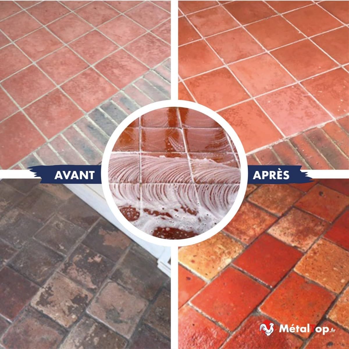 Decapant Tomette 1 L Rénovateur pour sols anciens