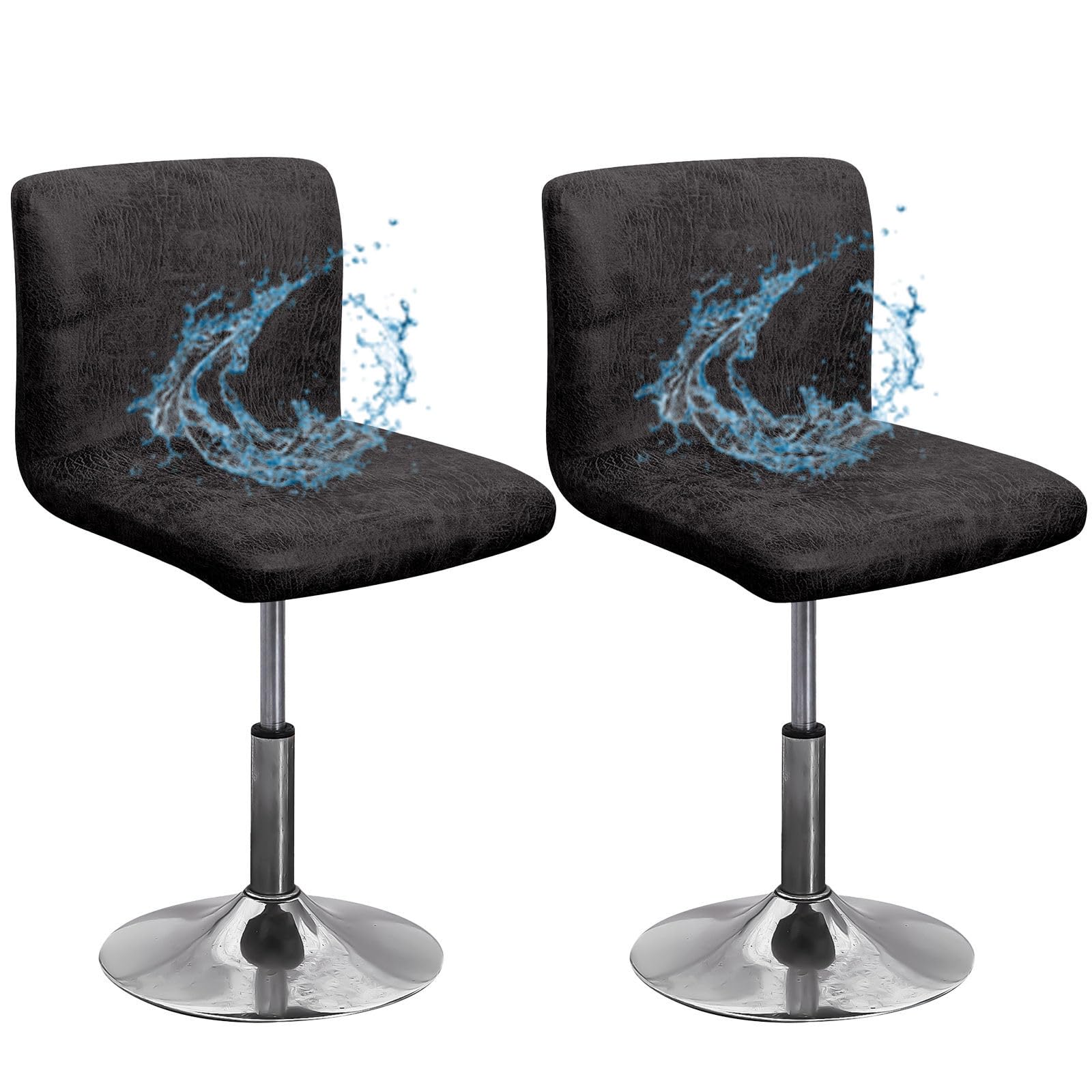 Housse de tabouret de bar imperméable et résistante aux taches