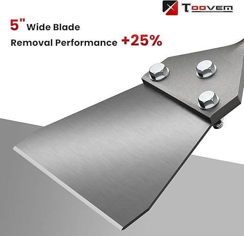 Miniatura 16 de Kit de raspador de suelo SDS Plus de 4 pulgadas, herramienta de cincel de extracción de azulejos de 4 x 10 pulgadas con cuchillas de repuesto