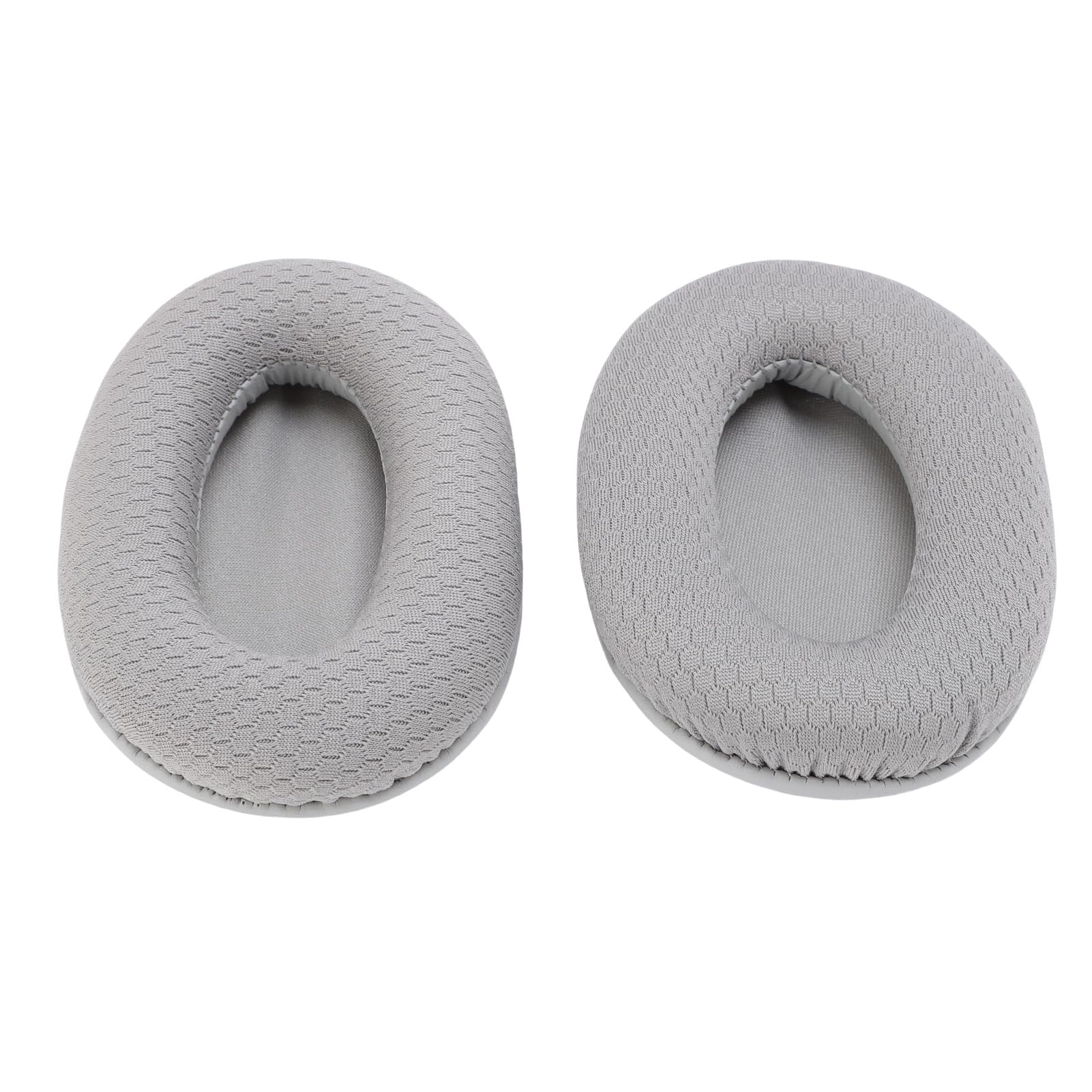 Ejoyous 2 Paia Cuscinetti Auricolari di Ricambio, Tessuto a Rete Traspirante e Cuscinetti di Ricambio per Cuffie in Memory Foam per X, Auricolari di Facile Installazione per l'Uso Quotidiano (GREY)