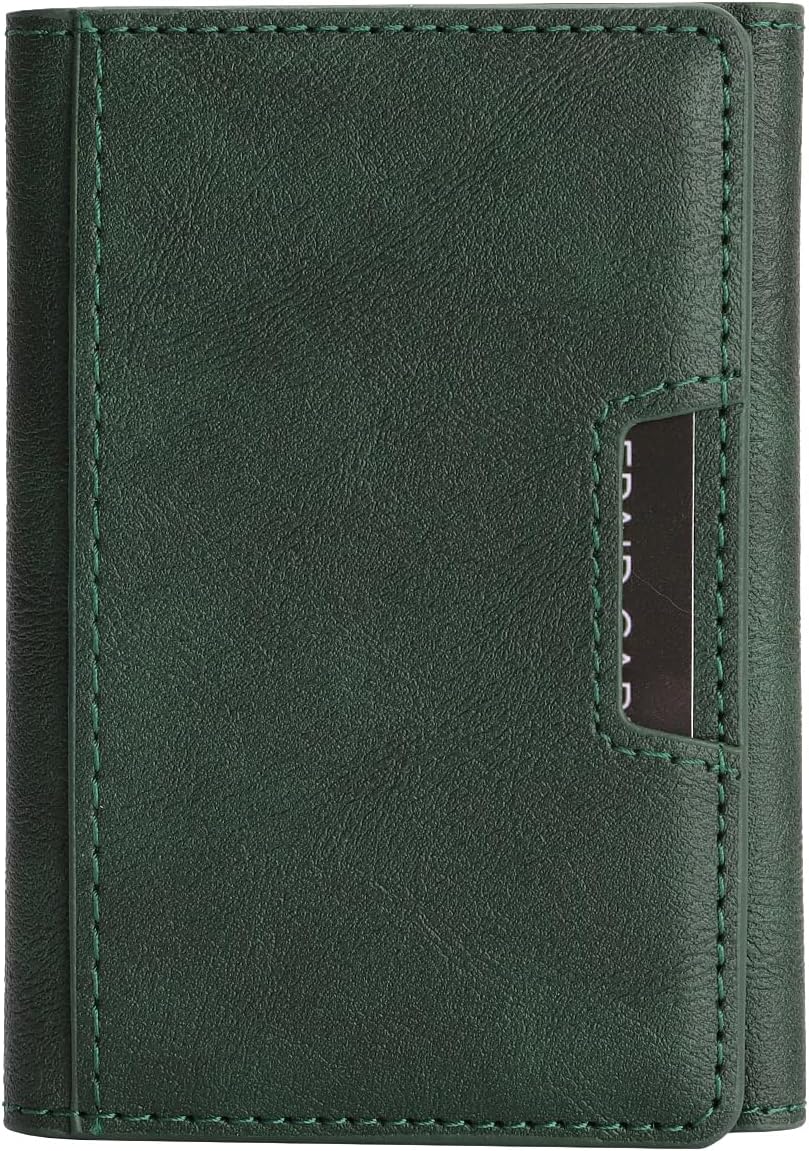 2-in-1 Protective Case for Samsung Galaxy S25 Ultra with Detachable Magnetic Wallet Card Holder Supports Magnetic Wireless Charging Made from Premium PU Leather Bracket Function (Green)