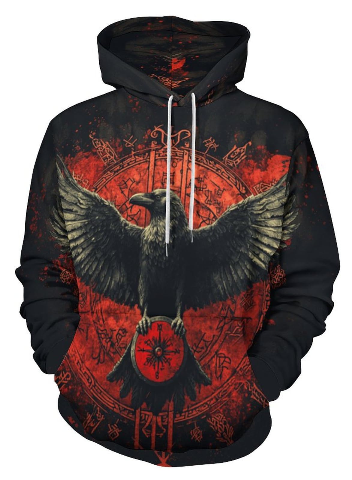 GLUDEAR Unisex 3D Pattern Print Athletic Pullover Hoodies Hooded Sweatshirts