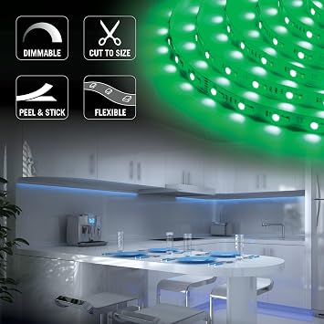Armacost Lighting RibbonFlex Pro 24V RGB+WW LED Strip Light Tape 36 + 36 +36 LED/m, 32' (10M) 645250