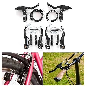 自転車用ブレーキセット Amazon | 2x合金自転車ブレーキレバーセットキャリパーブレーキ