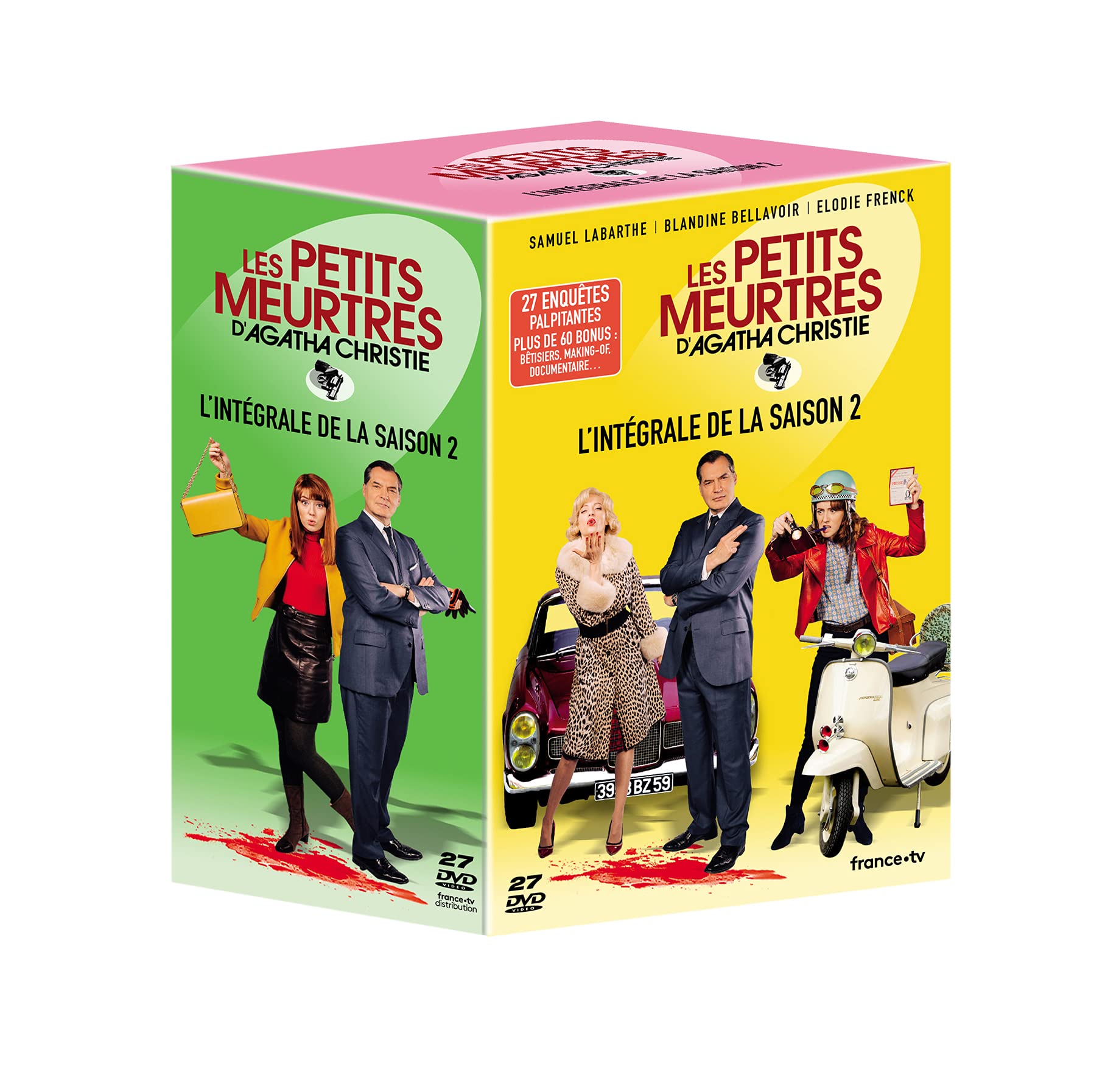 COFFRET LES PETITS MEURTRES D'AGATHA CHRISTIE - L'INTEGRALE DE LA SAISON 2 - DVD