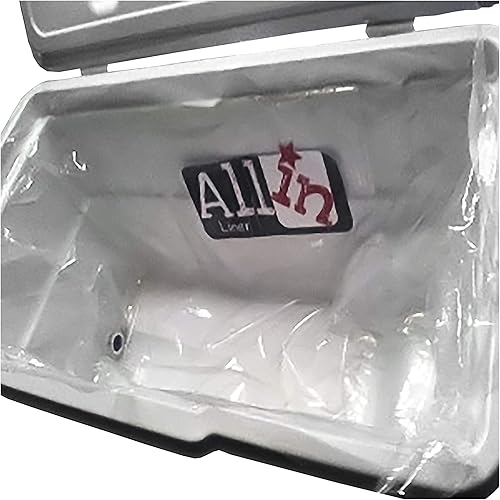 Miniatura 2 de Forro de plástico para enfriador  Forro enfriador desechable  Sin BPA para pesca, camping, barbacoa, carnicería, bebidas, bolsas de hielo para