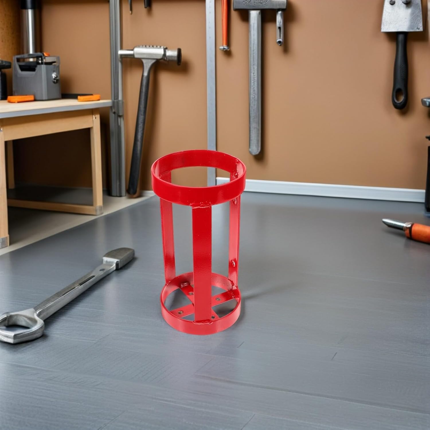 HEMOTON Heavy Duty Fire Extinguisher Mount Bracket 2pcs, 2kg Cylinder Holder Secure Anti-Slip Fire Extinguisher Base for Vehicle, Truck, Home, and Industrial Use