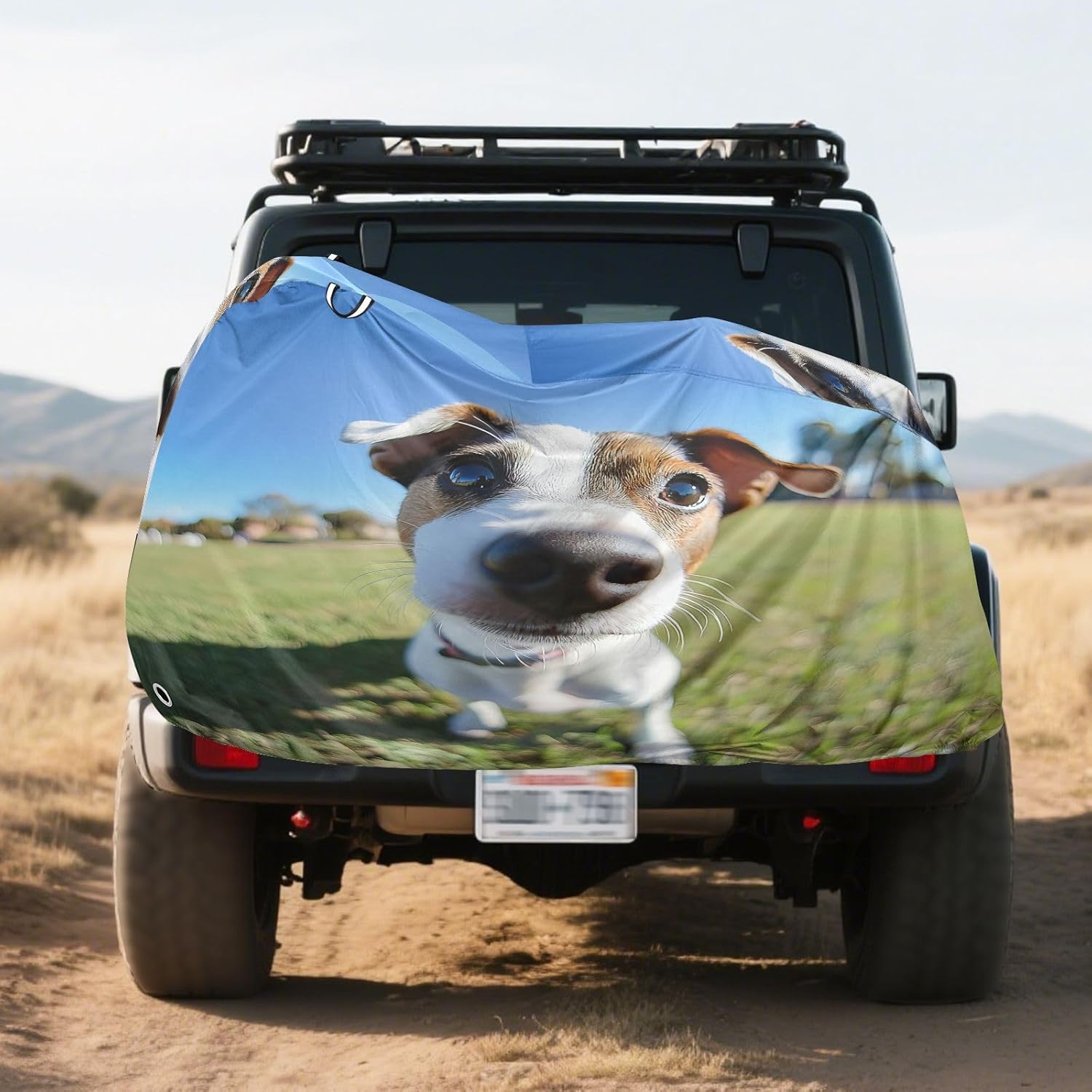 Cute Dog Bike Cover Waterproof Outdoor Storage, Bicycle Cover Rain Sun UV Wind Proof for Mountain Bike,Road Bike,Electric Bike