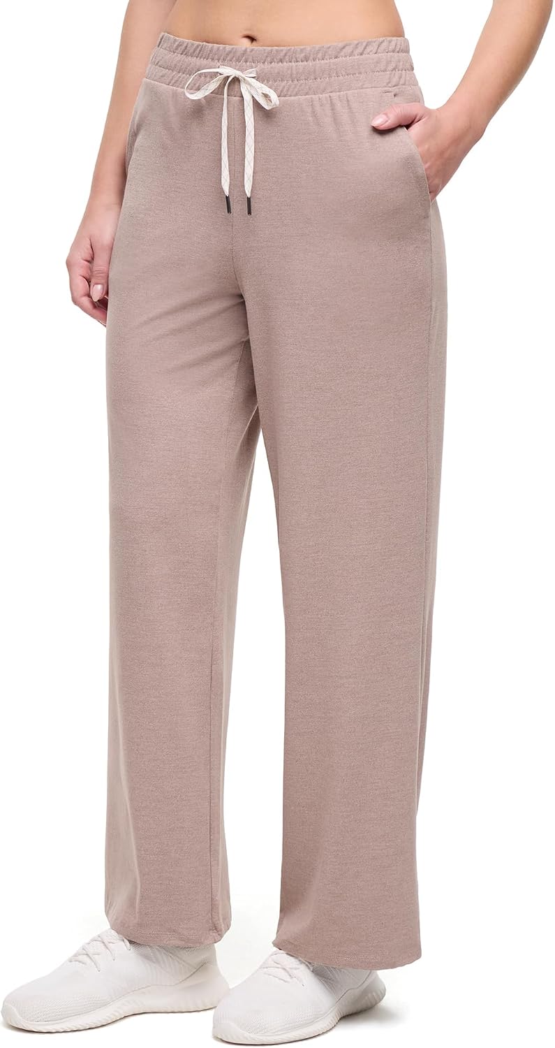 Zobha Women's Wide Leg Sonia Relaxed Fit Pocket Pant