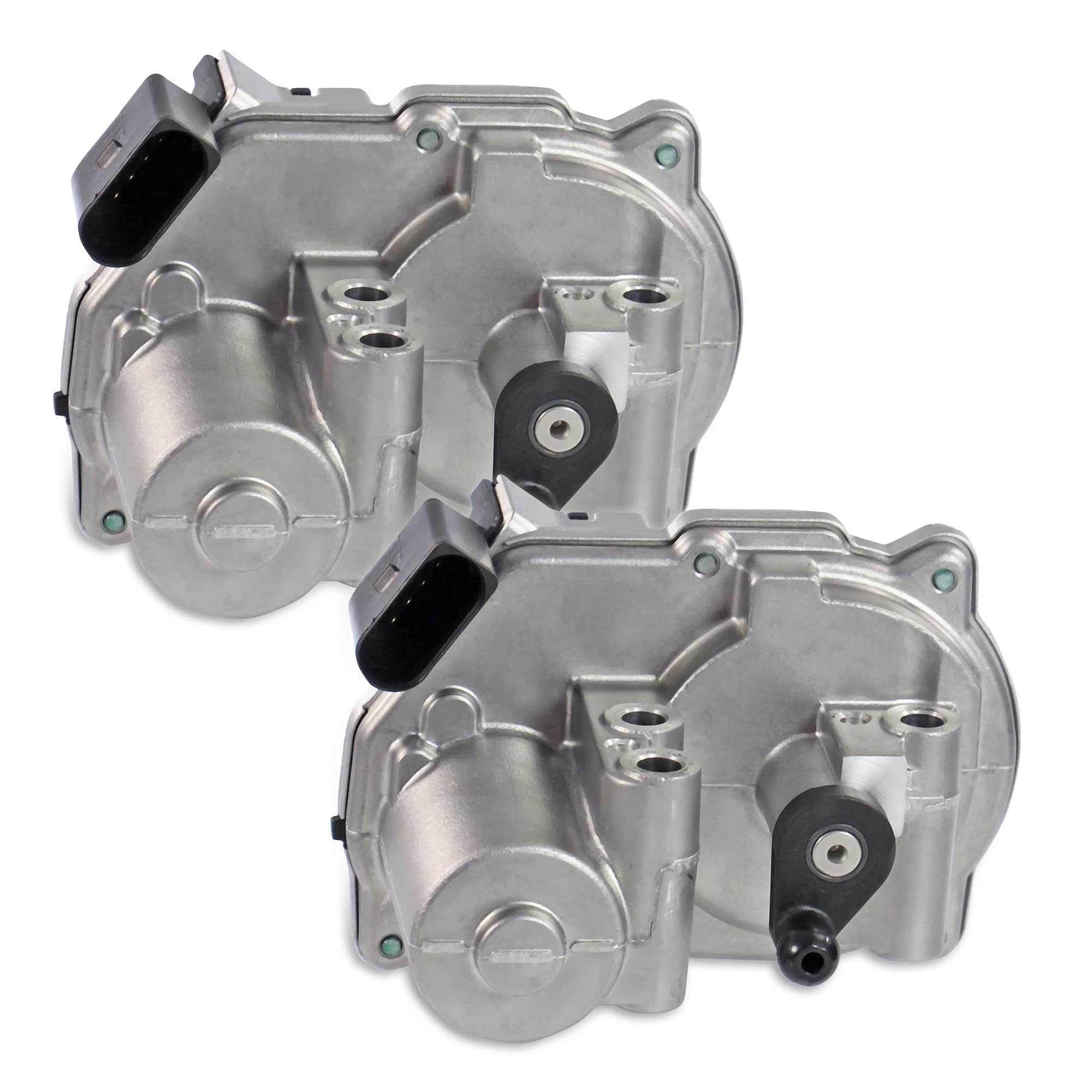 ATEC Germany 2x Actuador colector de admisión Compatible con AUDI A4 B6 Cabriolet (8H7), A4 B7 (8EC), (8ED) (8HE), A6 C6 (4FH),4F2)(4F5), A8 D3 (4E2, 4E8), Q7 (4LB), VW TOUAREG (7LA, 7L6, 7L7)