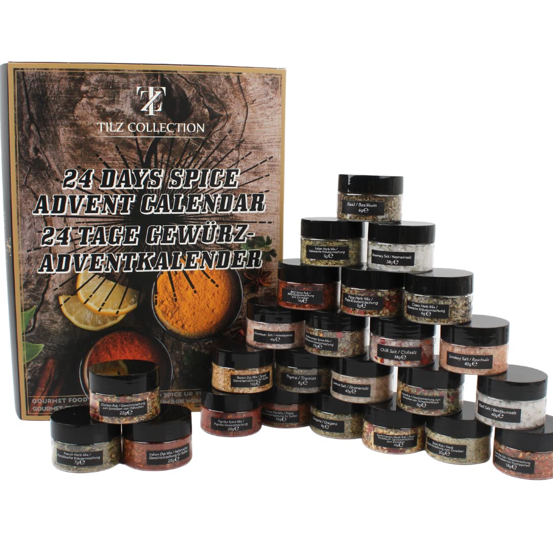 Herbs And Spices Advent Calendar 202124 Mini Spice Jars