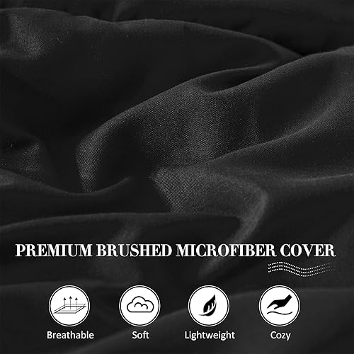 Miniatura 4 de HARBOREST Edredón individual  Edredón de plumón alternativo para todas las estaciones, relleno de edredón ligero con 4 pestañas en las esquinas, 88