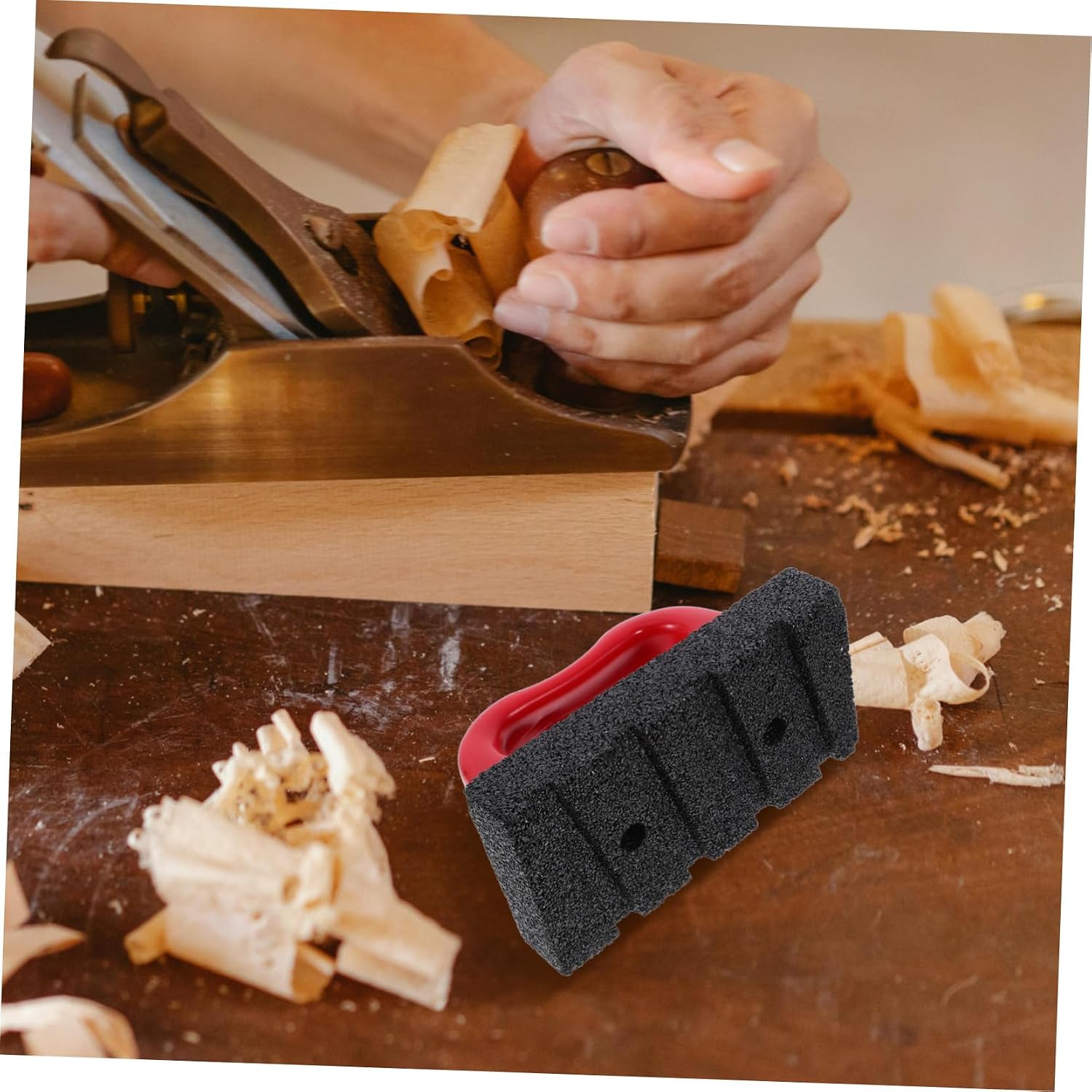 Holibanna Rub Brick Tool Ergonomic Handle for Masonry Cleaning Effortlessly Remove Marks from Concrete Surfaces for Edging and Smoothing Tasks