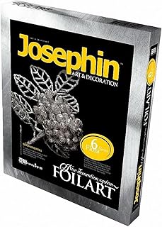 رقائق فويل لصنع أشكال فنية من جوزفين، لون فضي