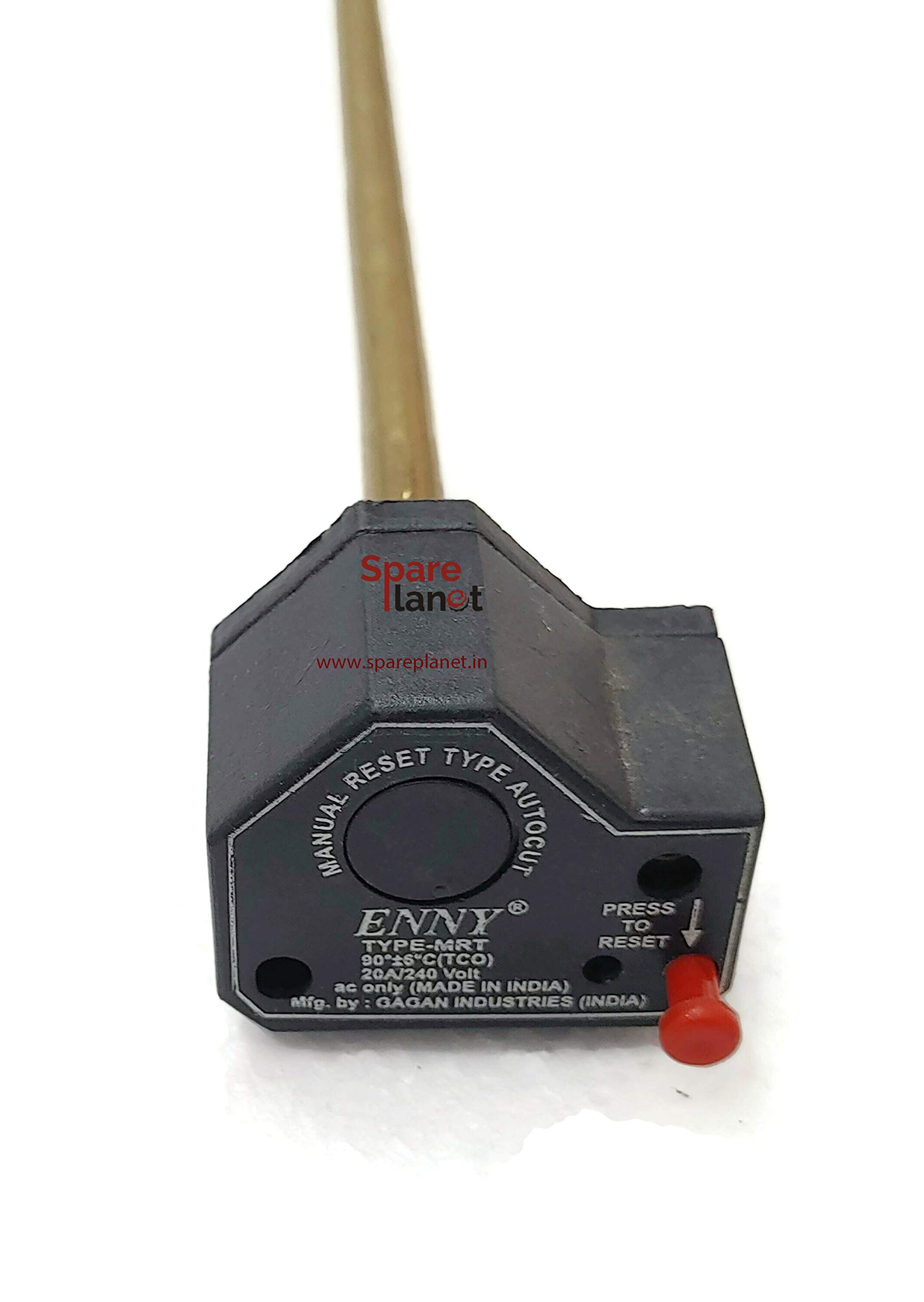 spareworld Geyser Thermostat with Reset Switch (11 Inches), Black :  Amazon.in: Home u0026 Kitchen