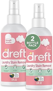 Stain Remover for Baby Clothes and Hypoallergenic Baby Stain Remover Spray, Travel Size Stain Treater, 3 Fl Oz ( Pack of 2)