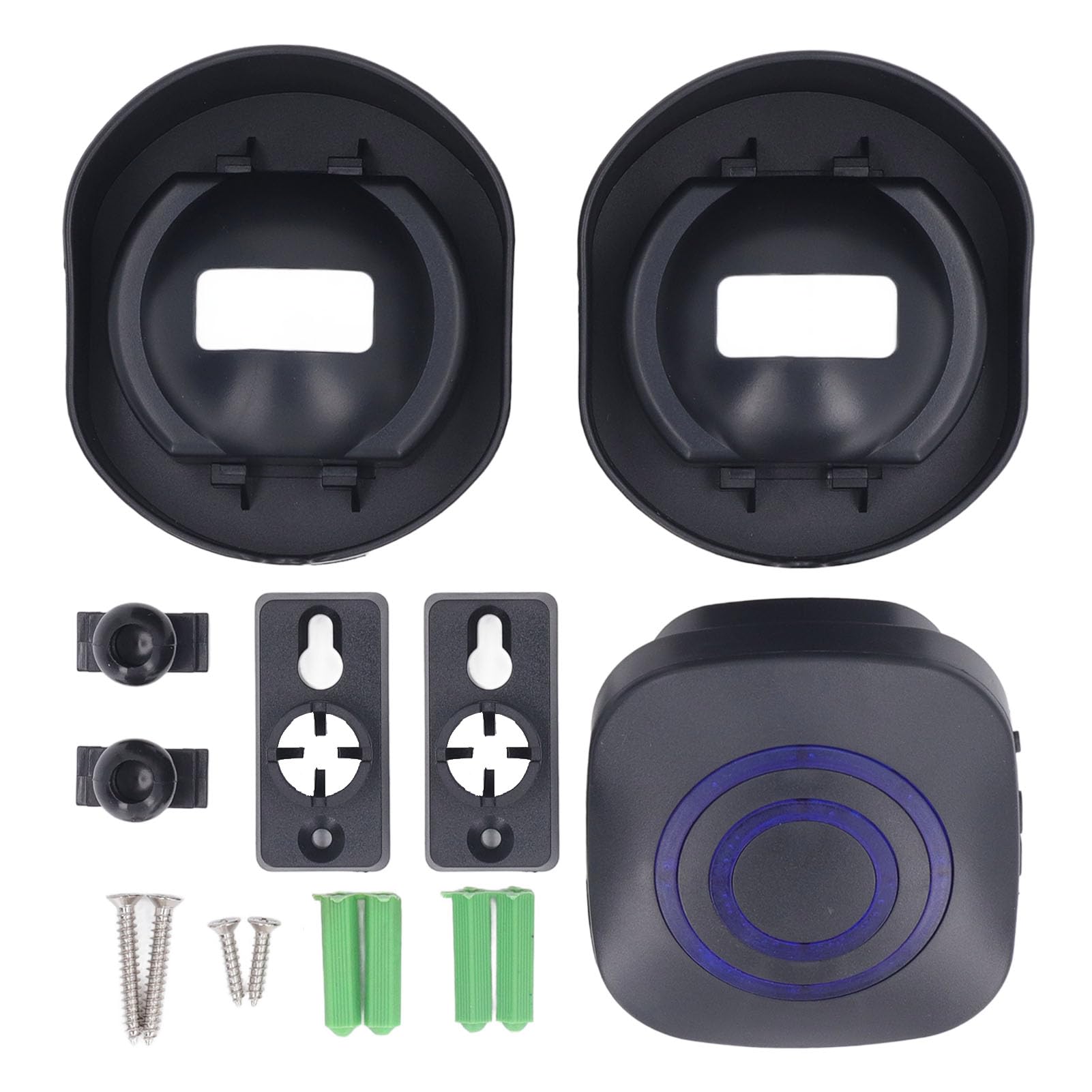 Alarma de Entrada inalámbrica de 328 pies Alarma de Entrada inalámbrica 110‑240V Alarmas de la Puerta del Sensor de Movimiento Fuera de Movimiento Cuando se abren para la Tienda