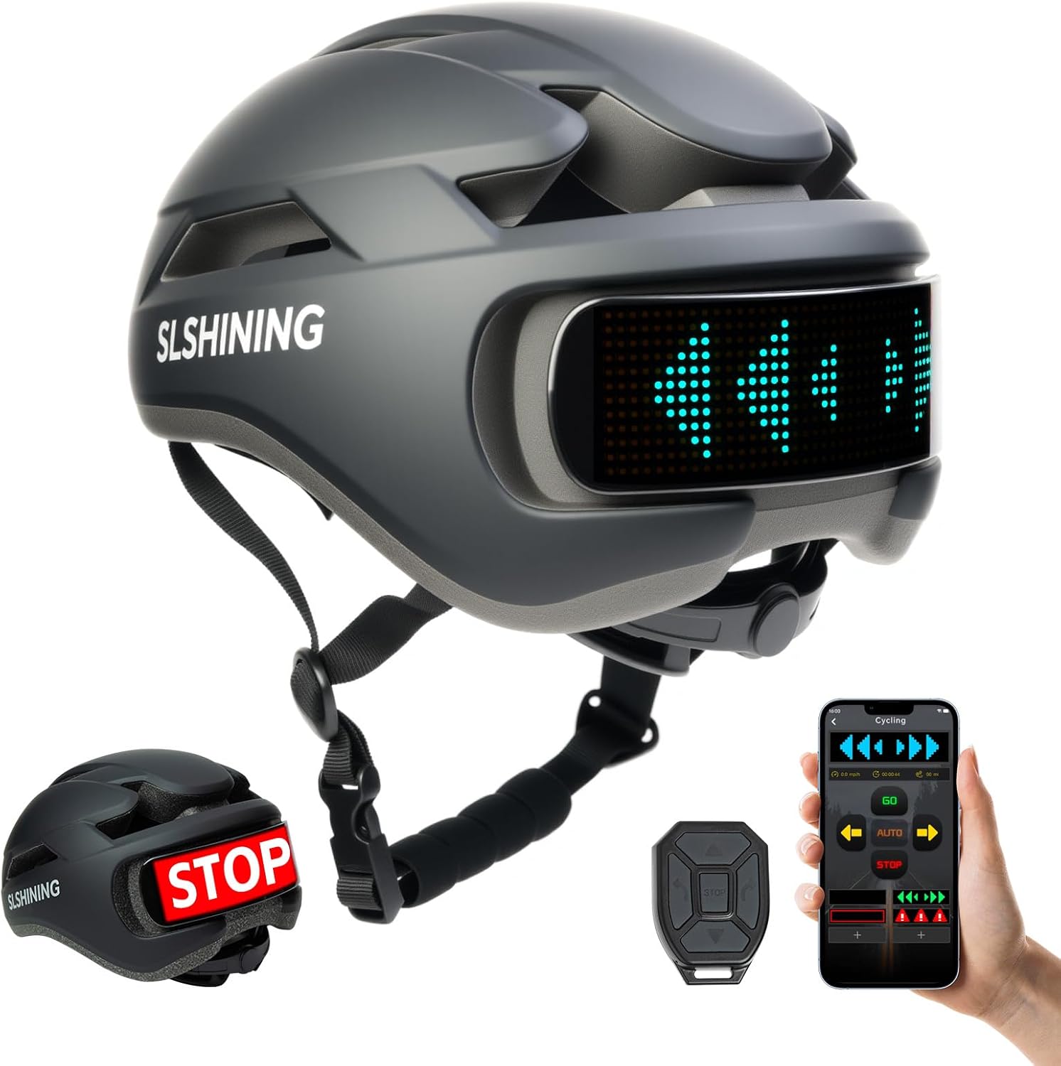 Sensible Bike Helmet with Mild: Bicycle Helmets for Grownup Teenagers for Mountain & Highway Biking Electrical Scooter Skateboard Skating