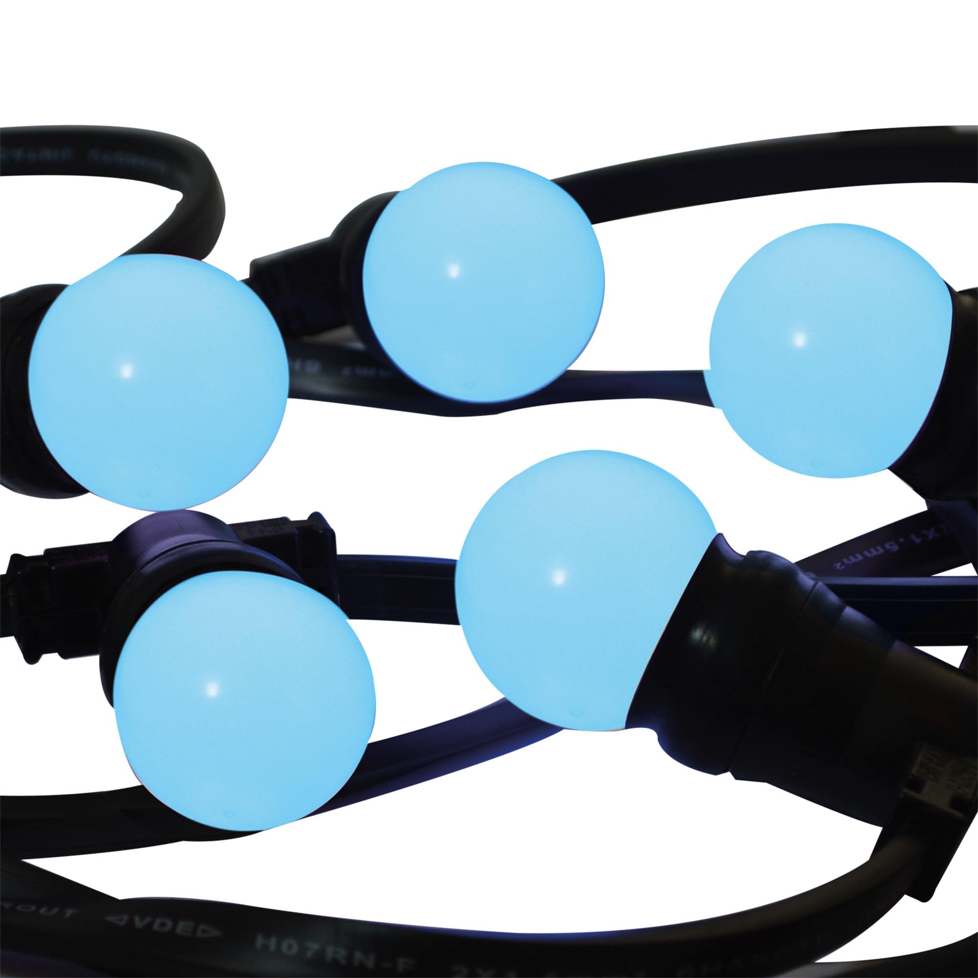 Guirlande LED 10 Ampoules B22 Multicouleur 10M connectable