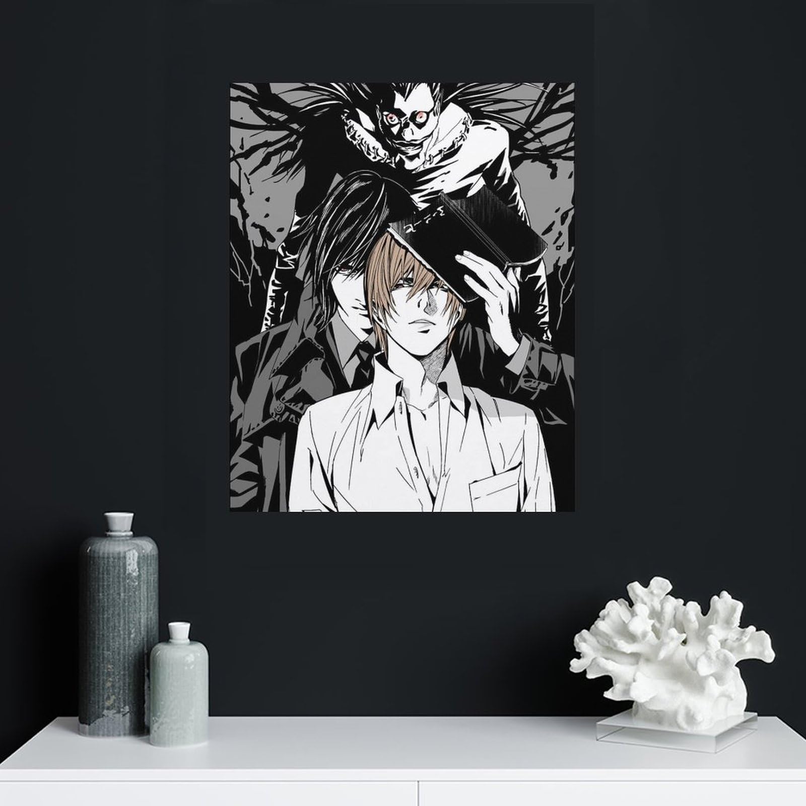 Amazon.co.jp: キャンバス絵画 『DEATH NOTE』デスノート アートパネル