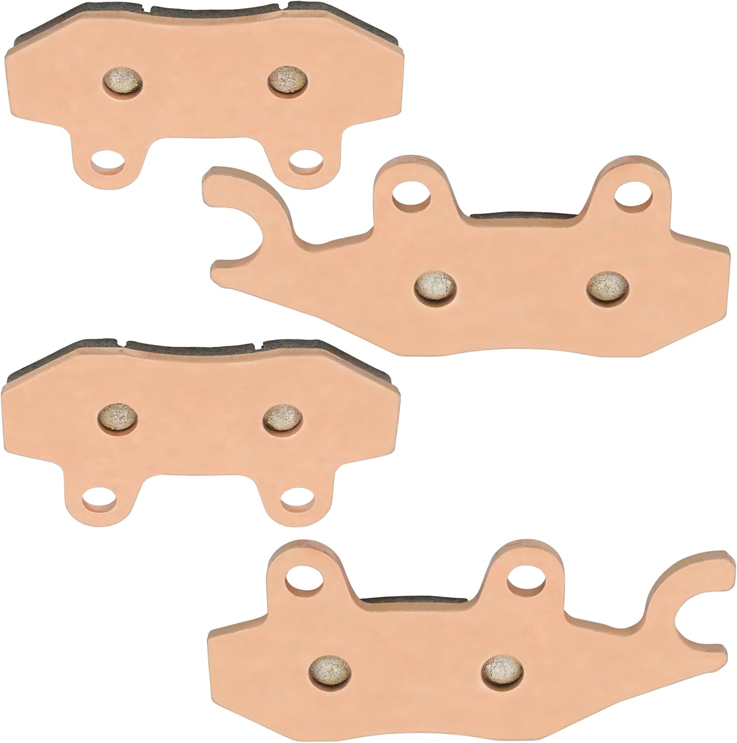 Caltric Front Brake Pads compatible with Yamaha YFZ450 YFZ450R YFZ450X YFZ 450 2004 2005 2006 2007-2017