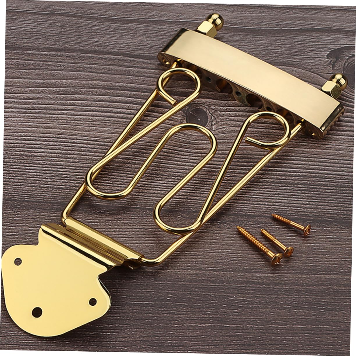Toyvian 4 Corde Pontper Chitarra Lega per Strumenti Corde Accessorio Chic per Migliorare Del Suono e Facilità Installazione