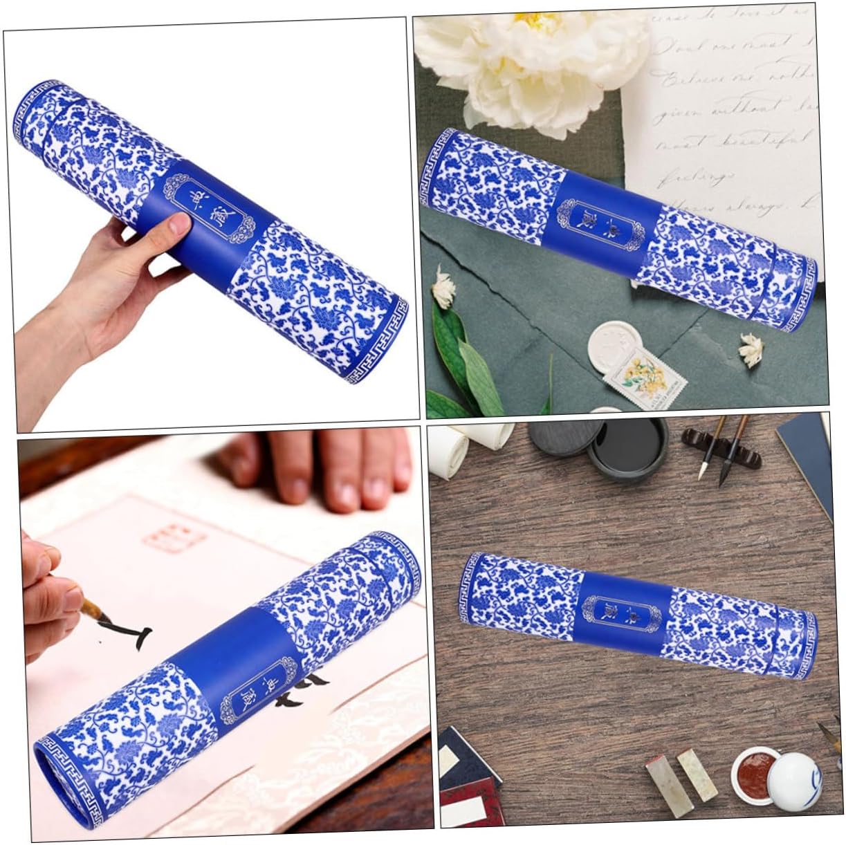 SHINEOFI 2 Pcs Adjustable Expandable Poster Tube Flexible Storage for Drawings Drafting and Artwork Transport Telescoping Document Holder for Safe Mailing and Organization