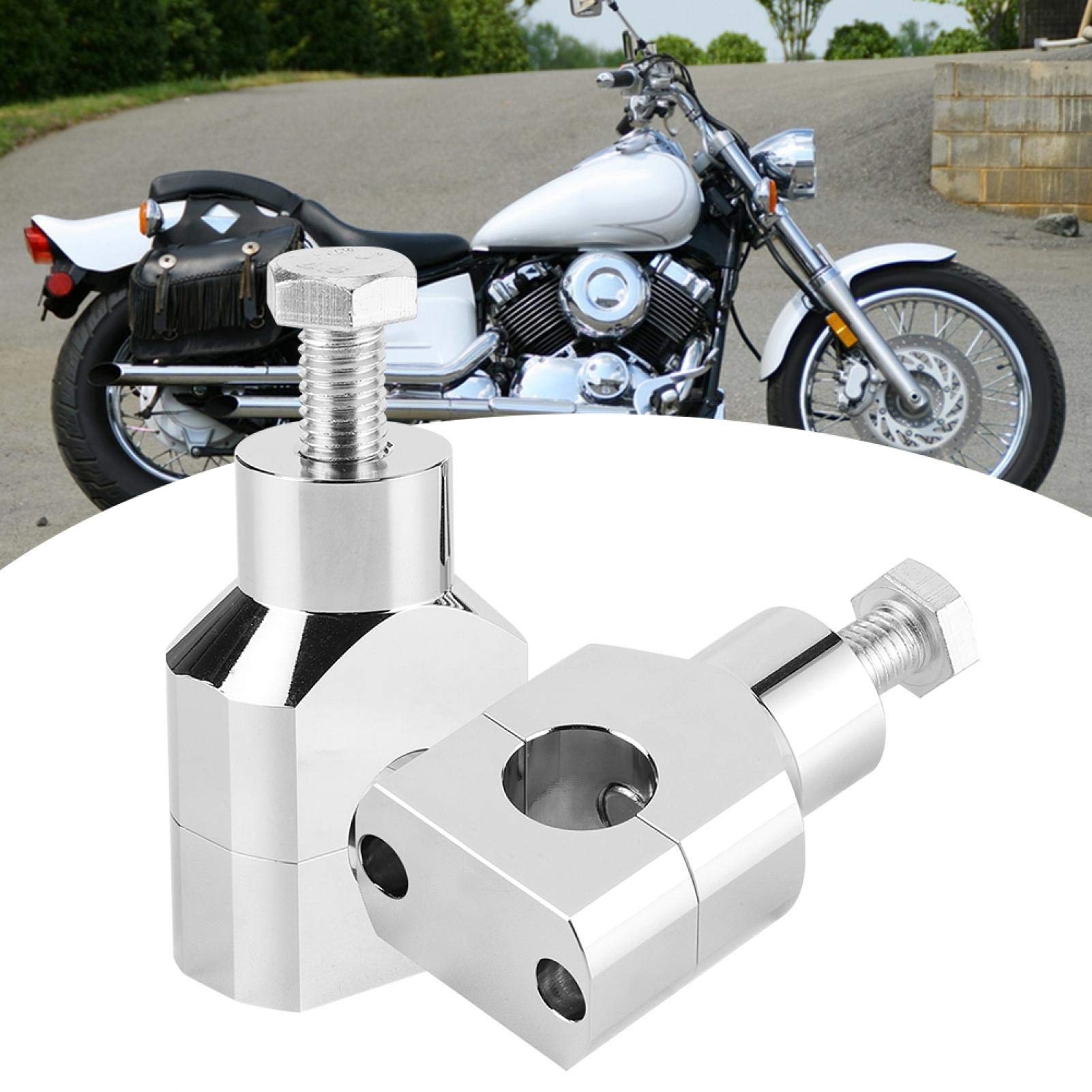 rehausseurs de guidon 25 mm - Compatibles avec Yamaha V-Star 650/1100, Honda VTX, Valkyrie, Kawasaki Vulcan 900, Suzuki Boulevard Accessoires