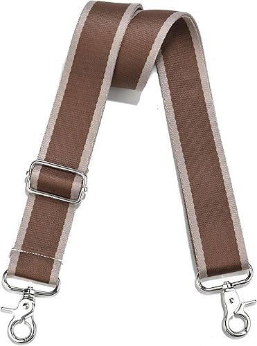 Miniatura 106 de Correa ancha para bolso, correa ajustable para bolsa cruzada, correas de hombro plateadas