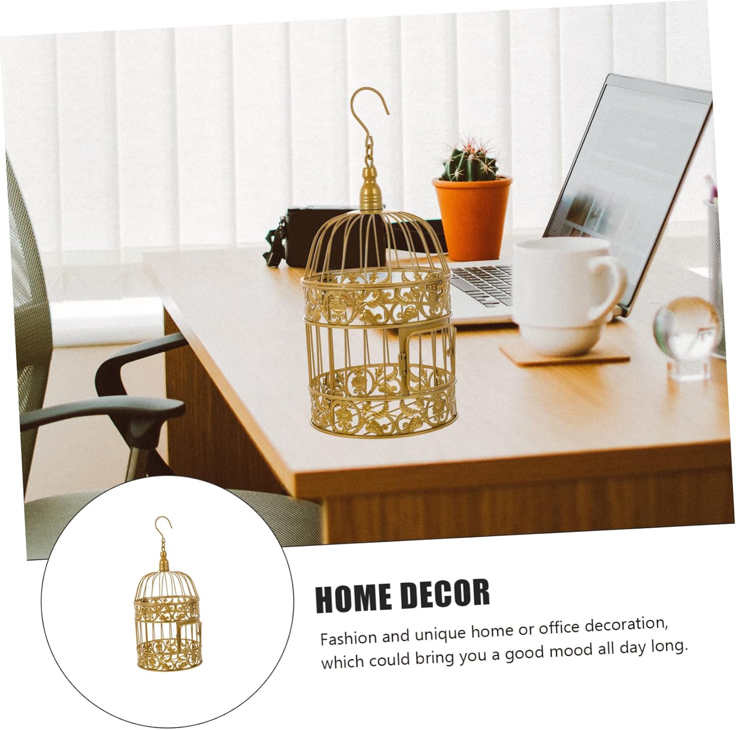 Decorative Birdcage Ornament for Wedding Hollow Iron Cage Flower Container Chic Centerpiece for Parties and Home Decor Elegant Design