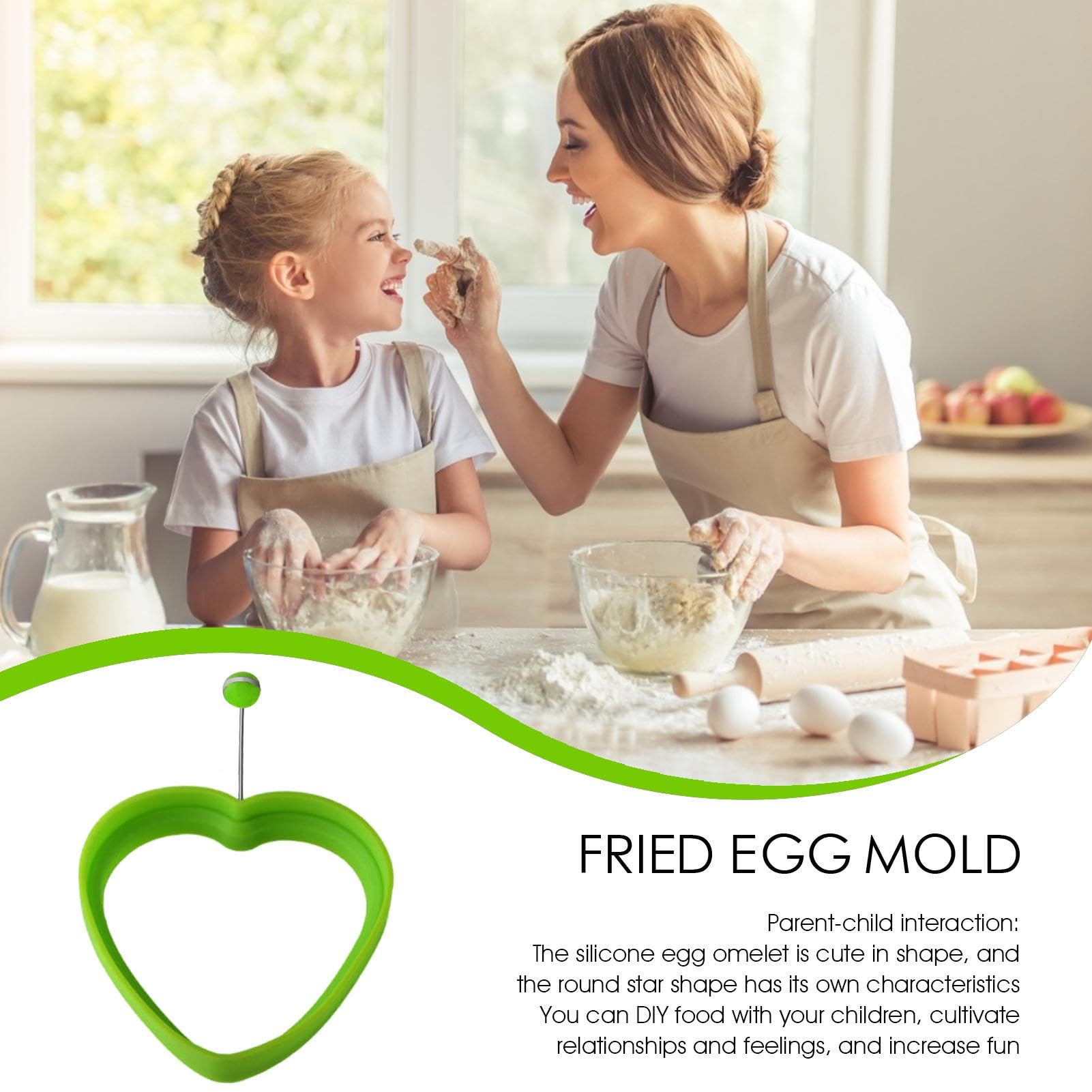 Moule à œufs Au Plat - Anneaux à œufs Polyvalents - Moule à œufs En