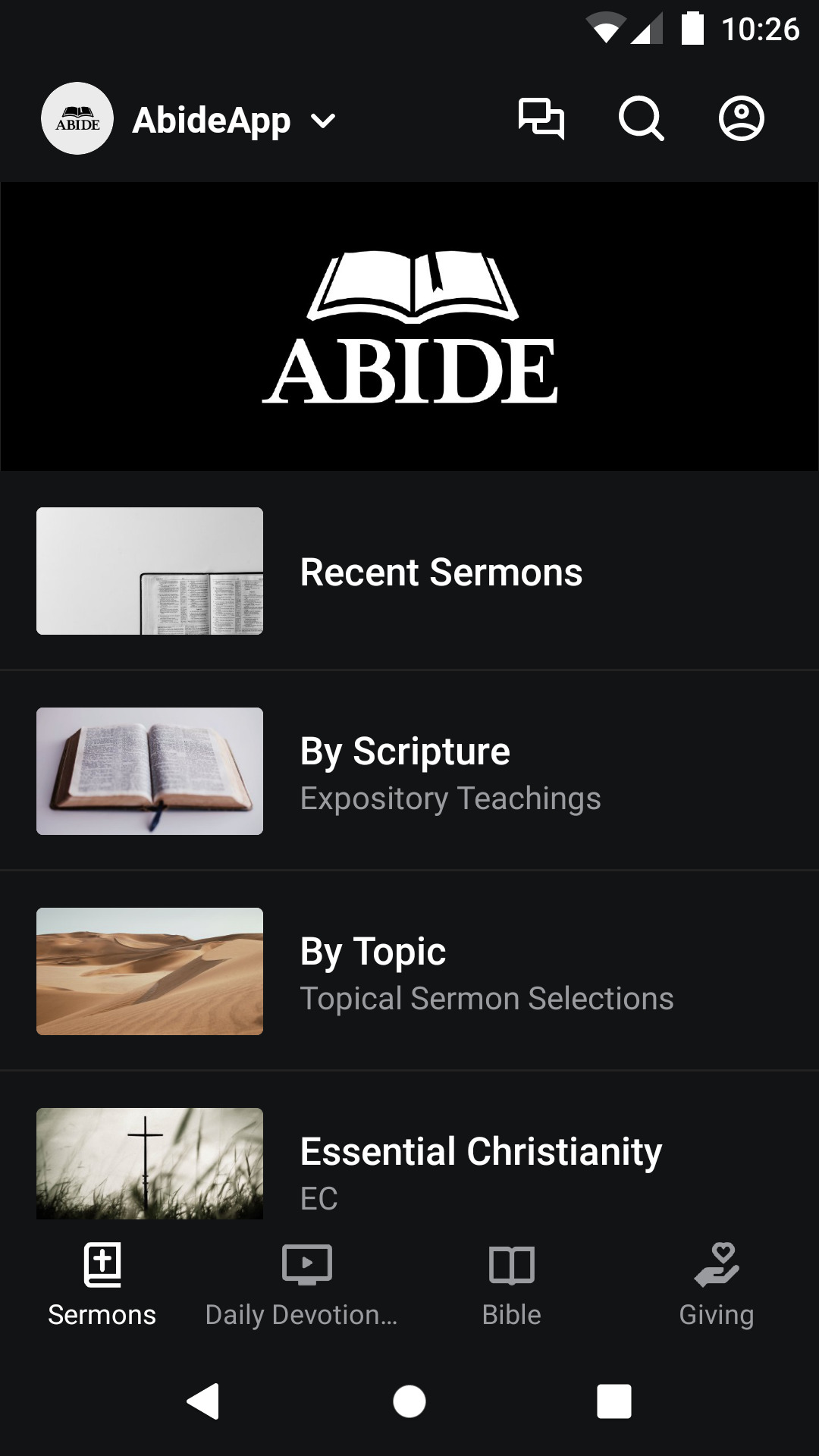 The Abide for Android