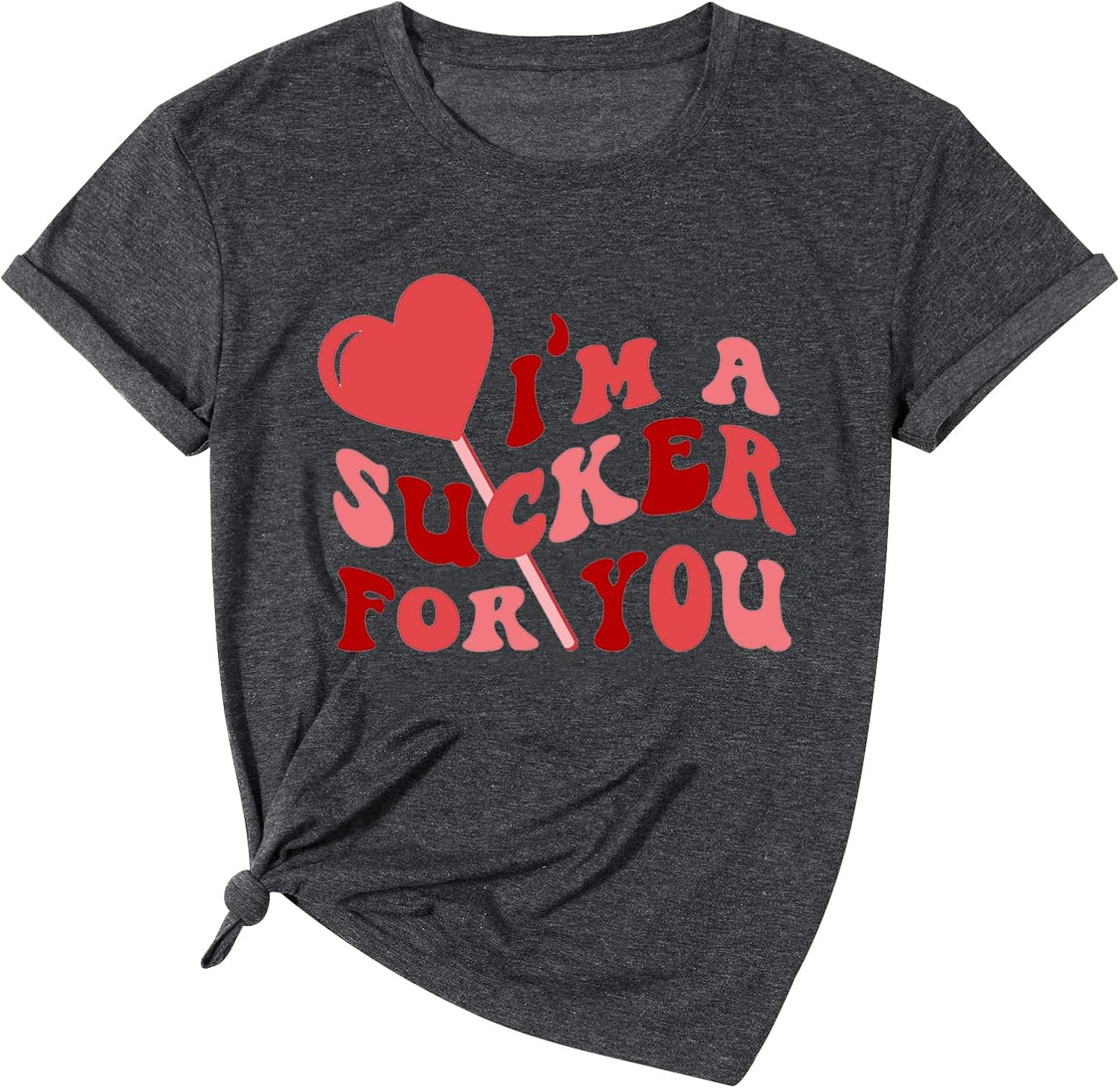 Cute Valentine Shirts Women Lover Heart Coffee Latte Tshirts Tee Funny Short Sleeve Casual Tops - Image 4