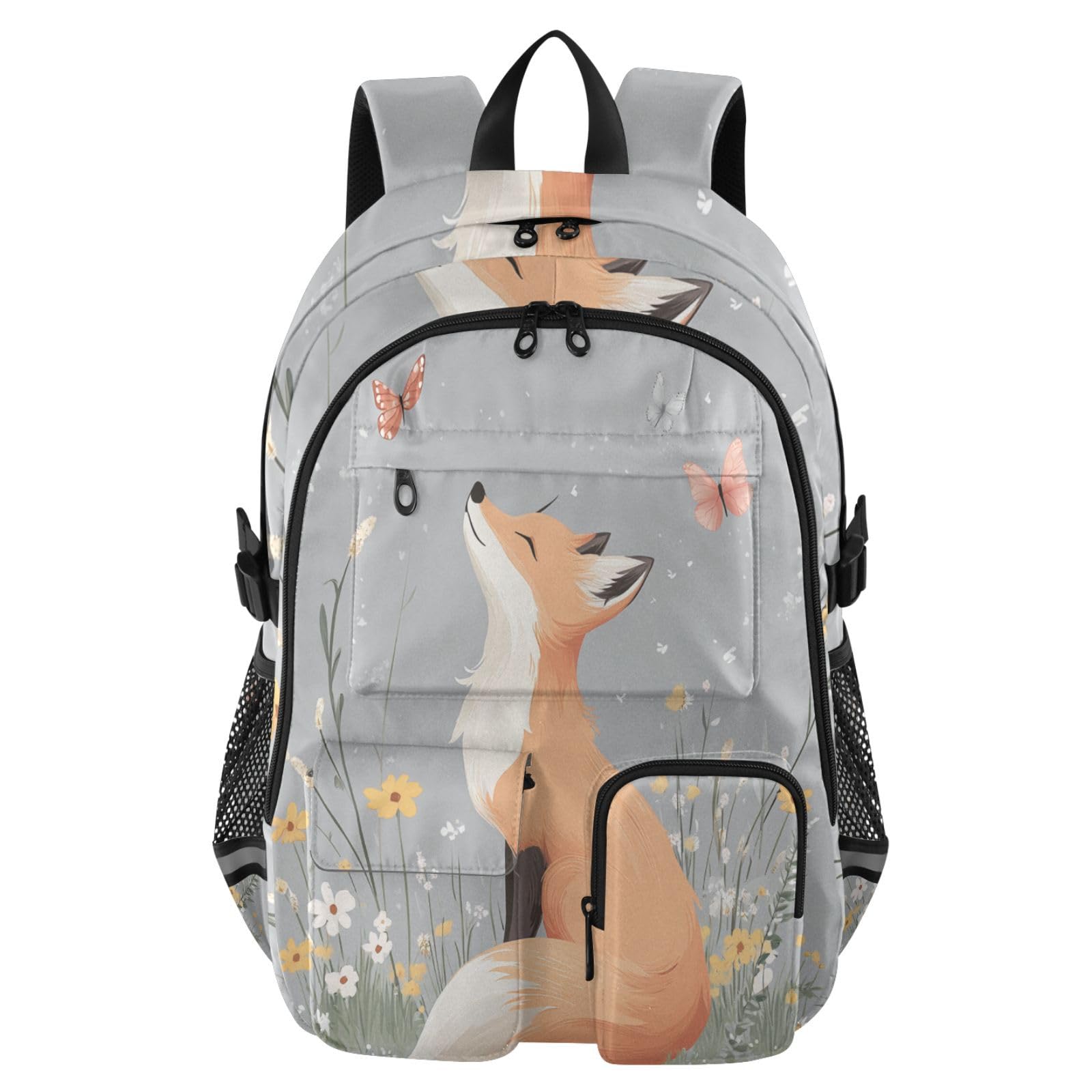 Plecaki na laptopa Chic Fox Gray Work Bookbag 44.5 cm