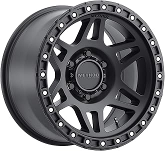 Method Race Wheels 312 Matte Black 17x8.5" 6x120", 0mm offset 4.75" Backspace, MR31278562500