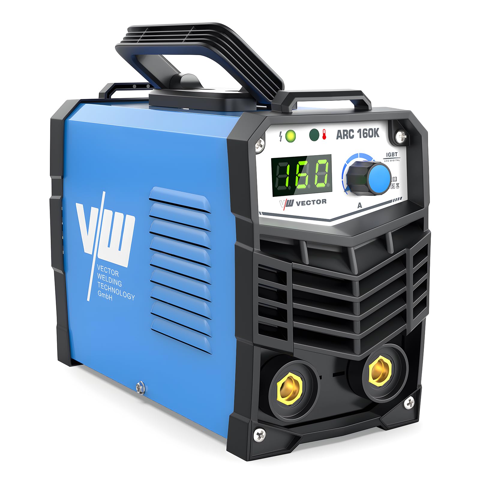 VECTOR WELDING Soldador Electrodos 160 A Solddor Inverter MMA/ARC | Dispositivo para Principiantes IGBT ARC 160