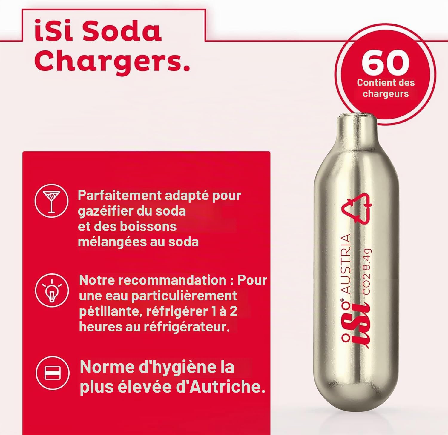 50 RECHARGES SODA CO2 8.4