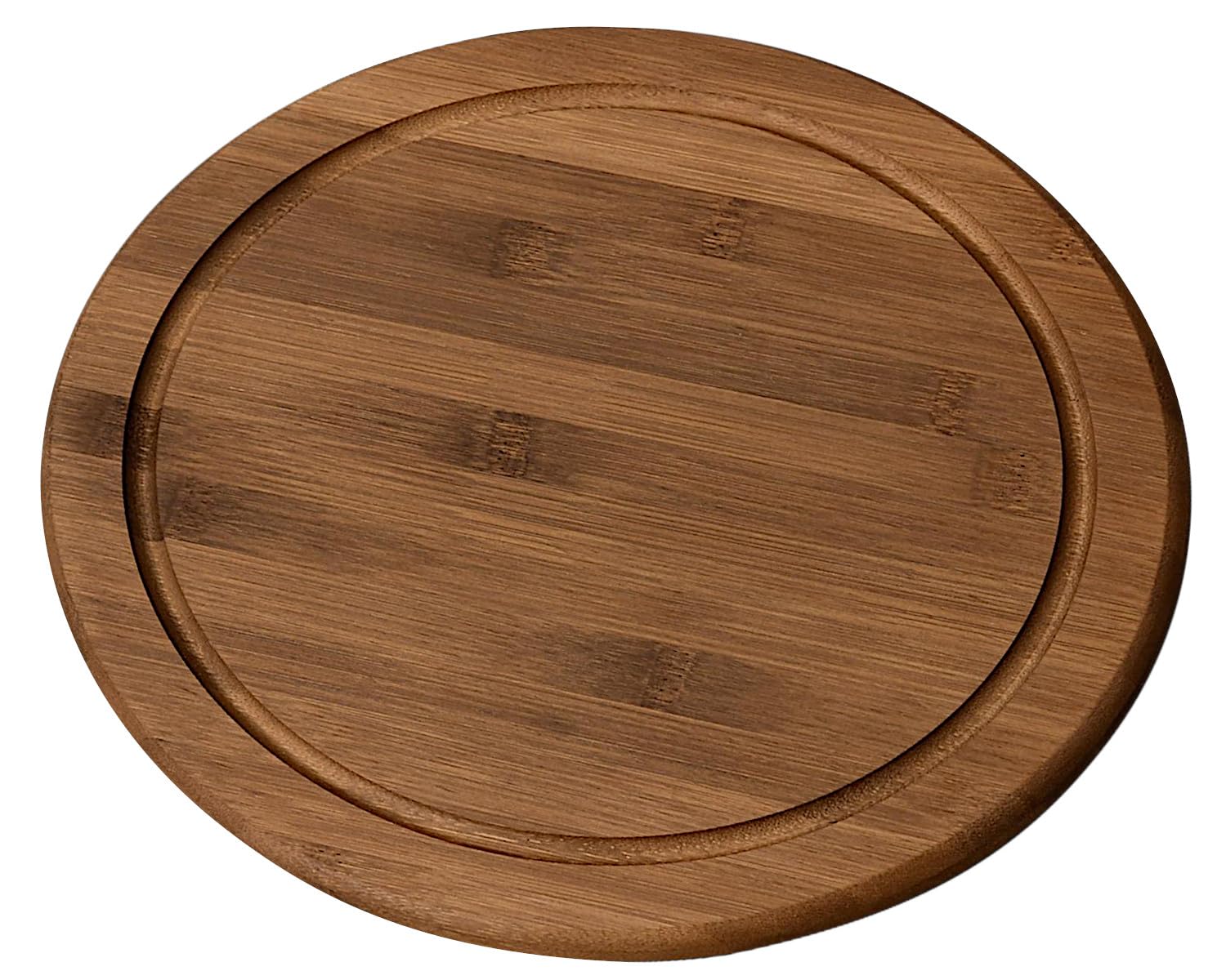KESPER Dark Bamboo Lunch Plate 59442 with Juice Groove/Wooden Plate