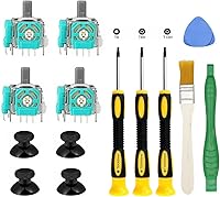 Vista 1 de 4 piezas de joystick de repuesto para controlador Xbox One SX, kit de herramientas de reparación de palancas analógicas para stick drift, roto