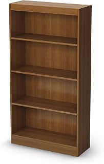 Axess 4-Shelf Bookcase-Morgan Cherry, 58-inch