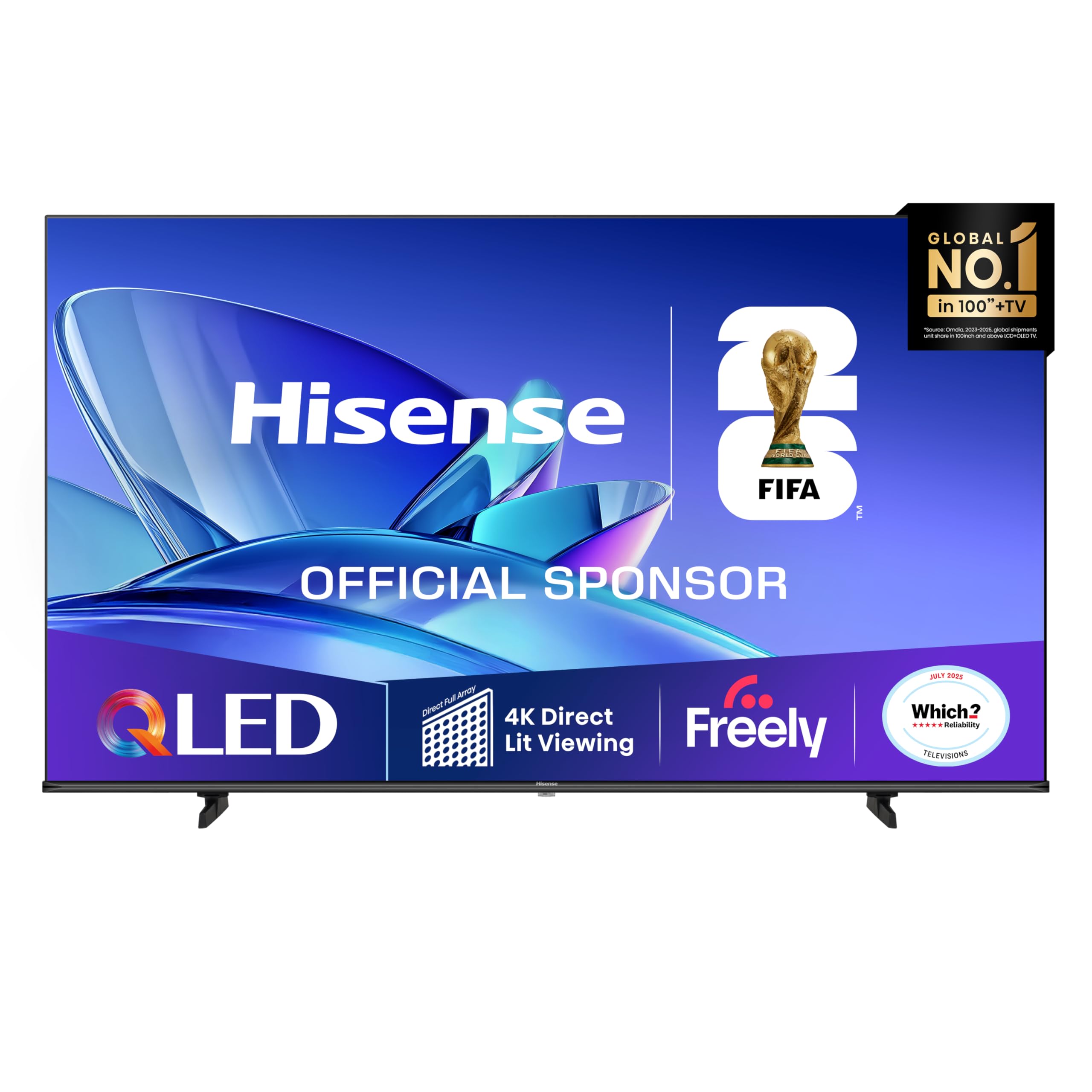 Hisense E78Q 50" 4K Qled Smart Ai Tv With Freely