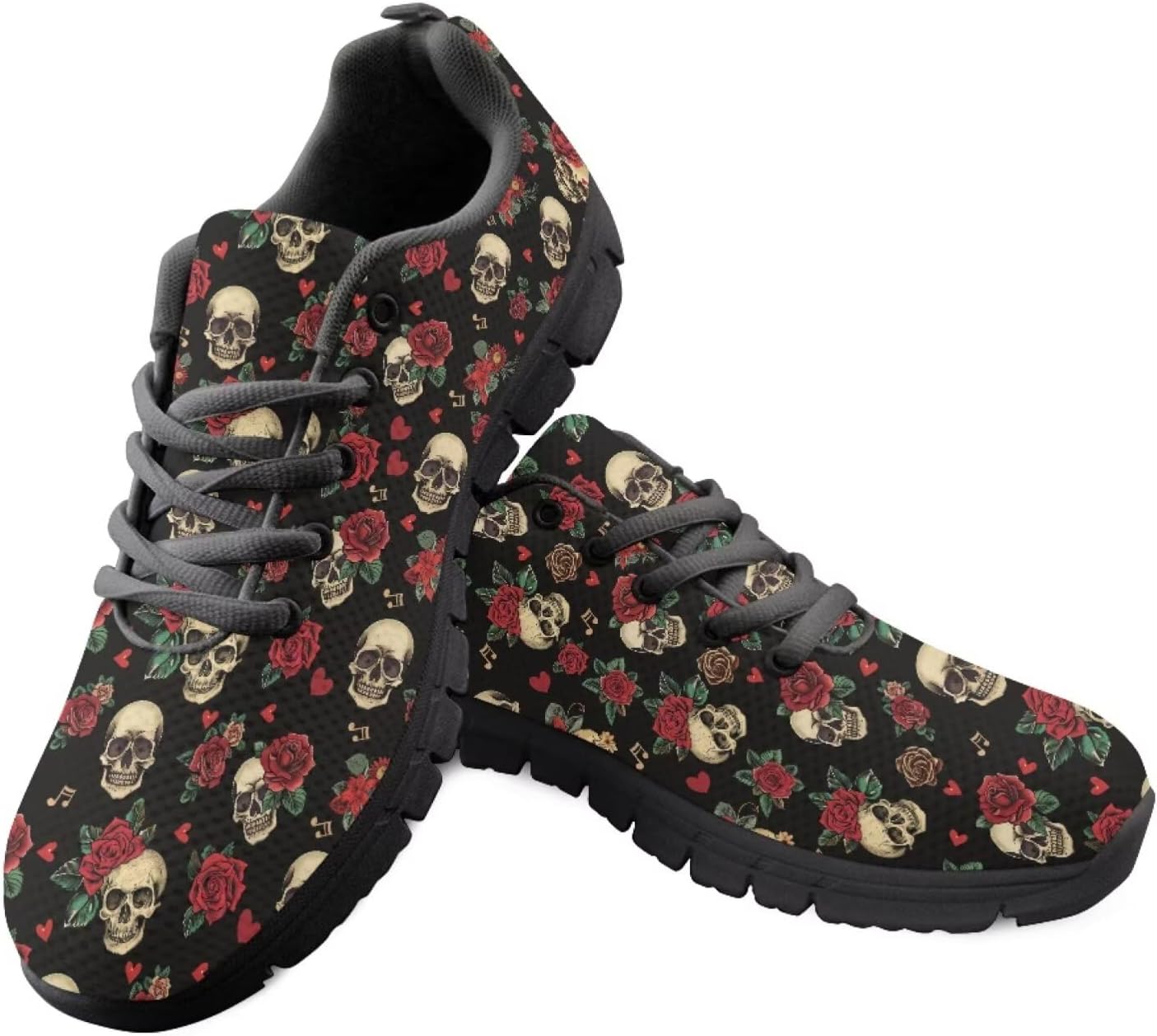 Funnydude Cute Print Women's Tennis Shoes Casual Walking Shoes Fall Lightweight Non Slip Sneakers