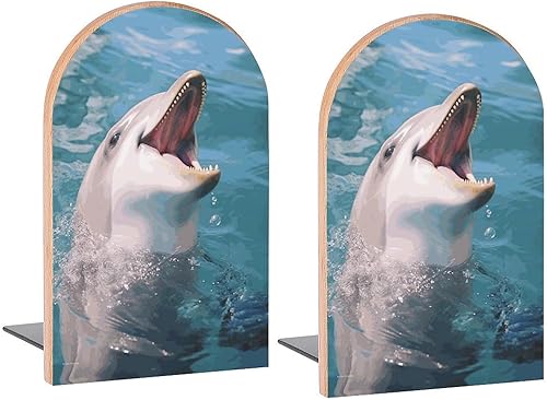 Miniatura 6 de Sujetalibros decorativos de madera con forma de gato negro para estantes, habitación de los niños, escritorio, oficina en casa, tapones de libros