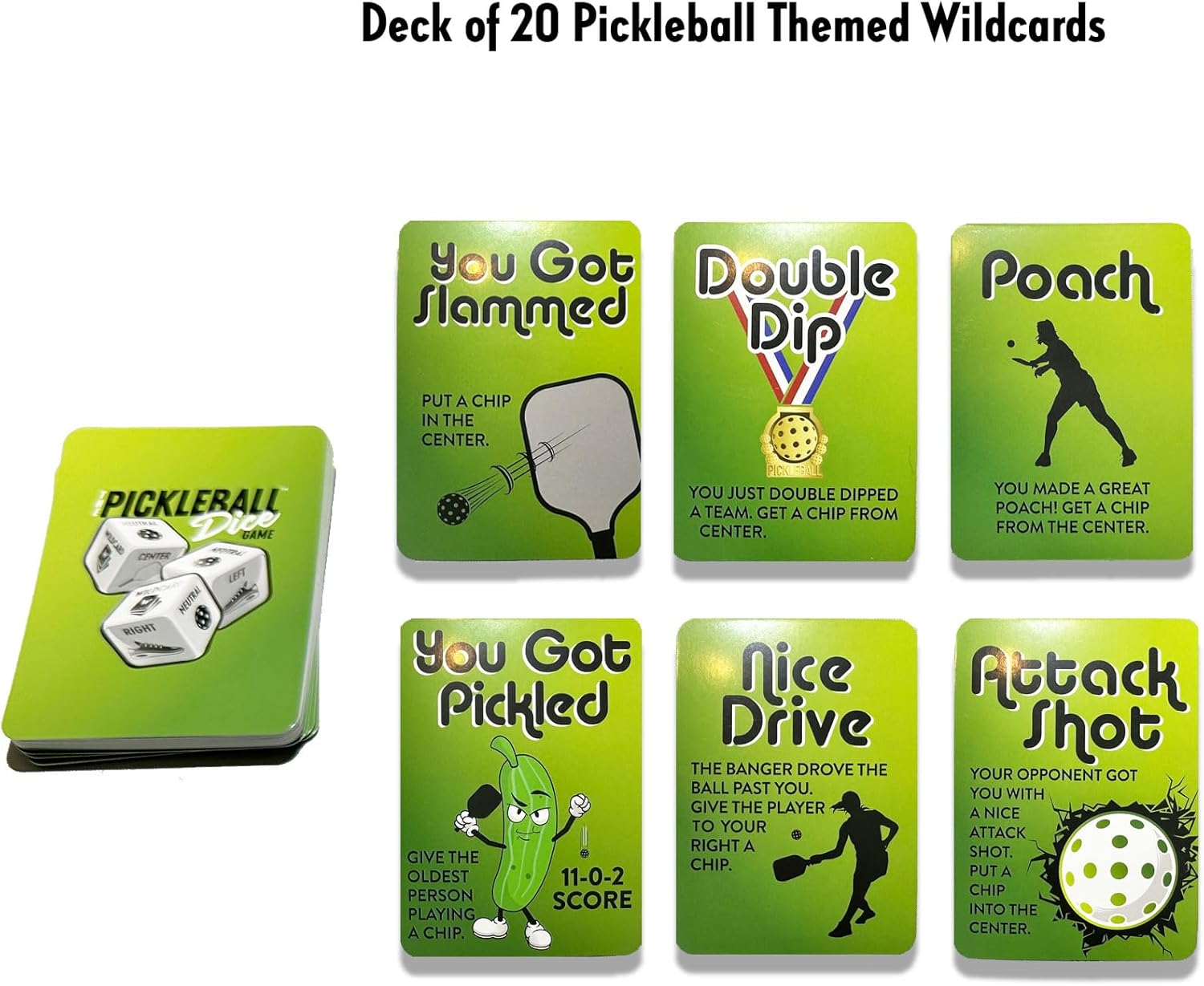 The Pickleball Dice Game image 3 of 4 B0CLGKXH37