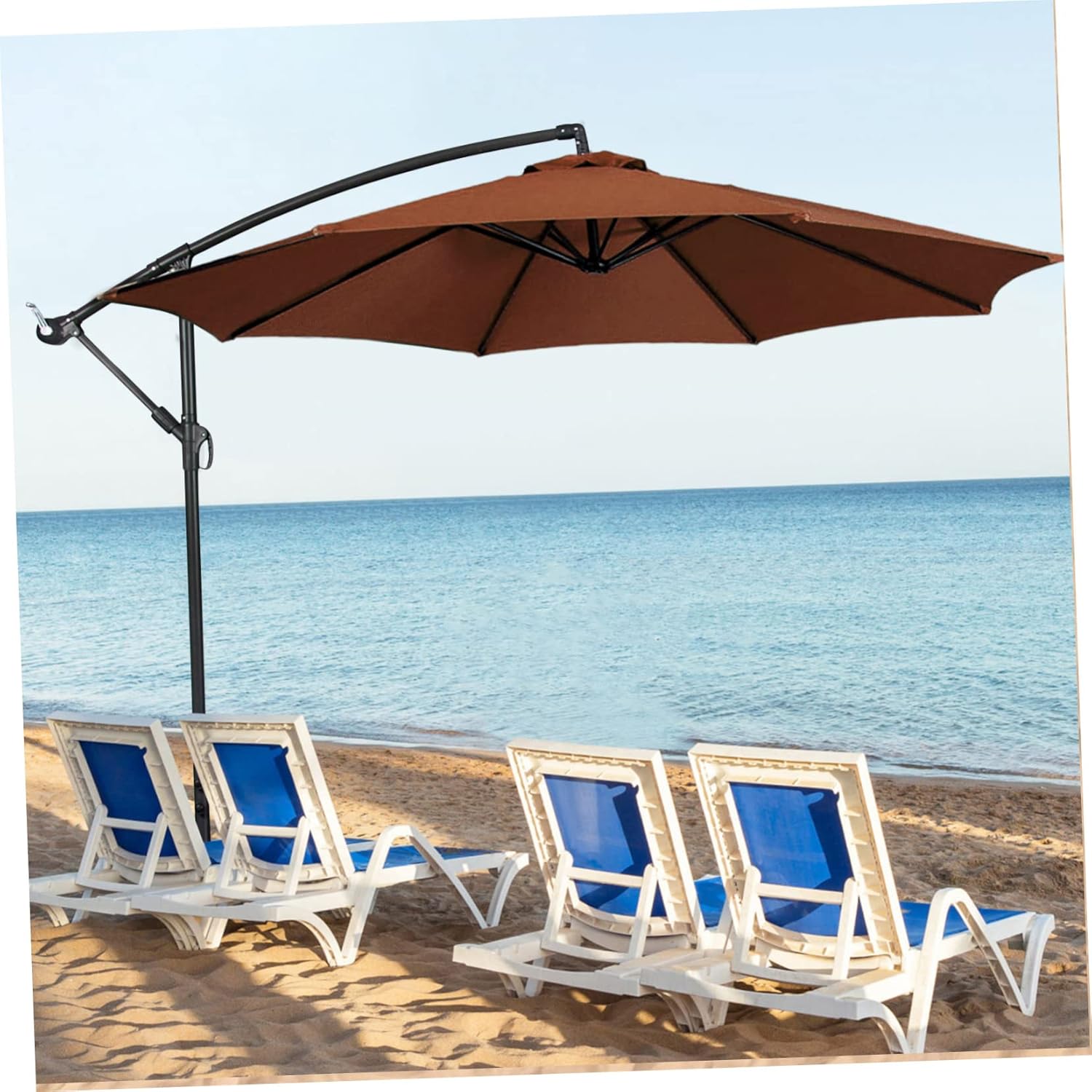 Outdoor Umbrella Canopy Replacement Canopy for Ribs Parasol Cover for Patios Beaches and Gardens Stay Cool Dry During Summer