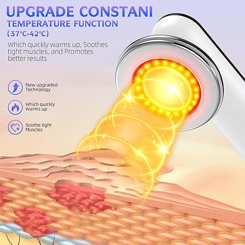 Miniatura 3 de TEABAN Máquina de esculpir el cuerpo, masajeador profesional inalámbrico para celulitis, adecuado para vientre, cuello, pierna, cadera, brazo