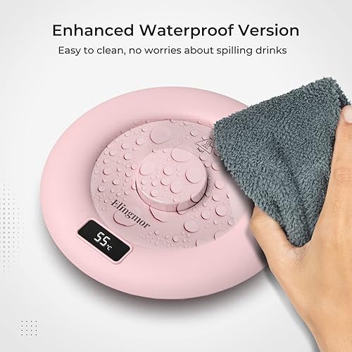 Miniatura 5 de Calentador de tazas de café para escritorio con apagado automático, calentador de tazas inteligente adecuado para tazas con tamaño pequeño,