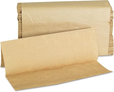 GEN 1508 Folded Paper Towels, Multifold, 9 x 9 9/20, Natural, 250 Towels/PK, 16 Packs/CT