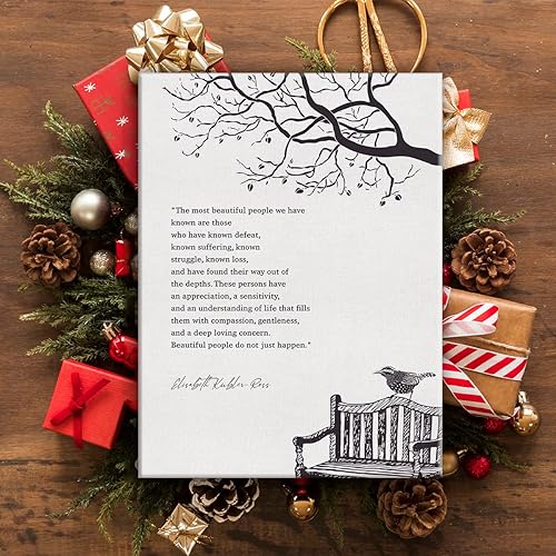 Miniatura 4 de Yuzi-n Póster impreso inspirador con texto en inglés «The Most Beautiful People», lienzo para decoración de pared y mesa, arte de oficina en casa,